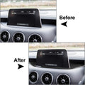 Black Console Navigation GPS Panel Cover Trim for Kia Stinger (2018-2023)