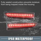 Tail High Mount Brake Stop Light No.BK2Z13466-B for Ford  1 Pair Smoked