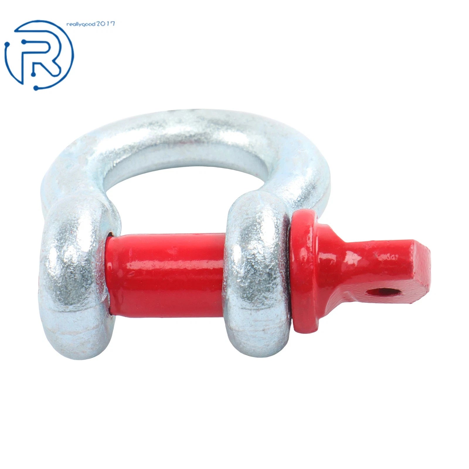10 Pcs 1/2'' D Ring Anchor Shackles WLL 2T Galvanized Screw Pin Clevis