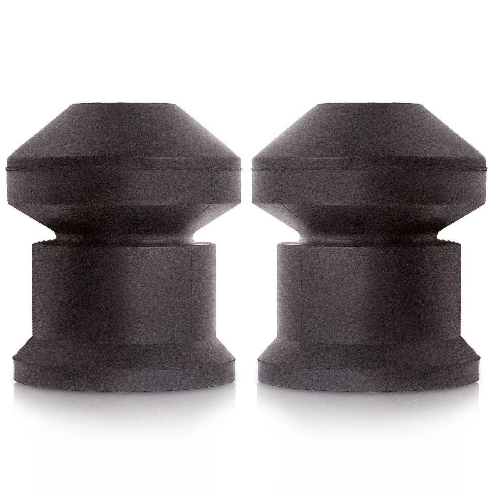 Pair Front Suspension Bump Stops for Hummer H3 & H3T (2006-2010) Black