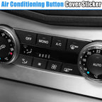 Center Console AC Button Stickers for Mercedes-Benz C300 (2008–2014)