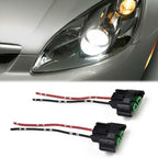 2pc H8 H11 Light Socket Wiring Adapter for Fog Light Headlight (Universal)