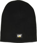 Caterpillar Knit Cap for Men - Black, One Size