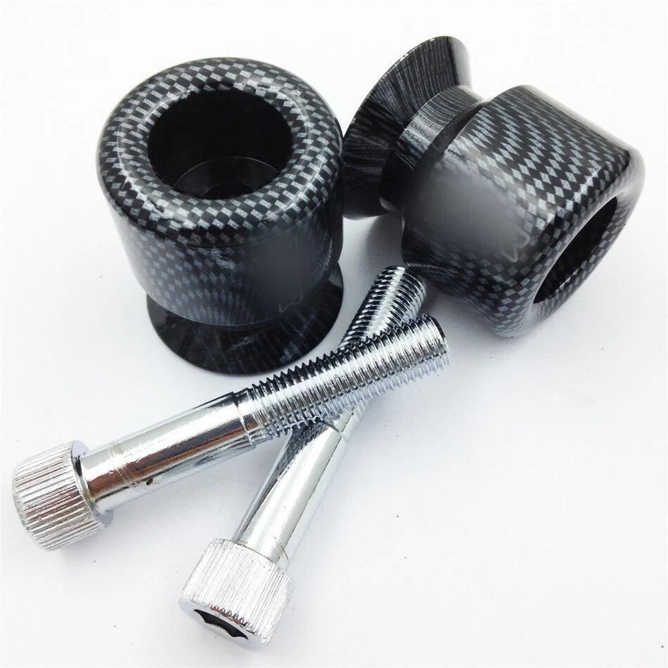 Carbon 10mm Swingarm Spools for Kawasaki Ninja 250R 650R ZX6R ZX9R ZX10R ZX12R ZX14R ZZ