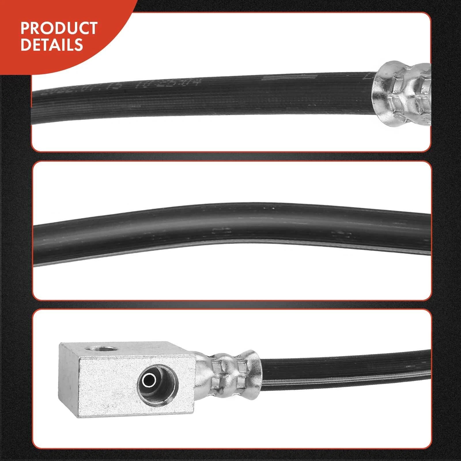 2X Front Brake Hydraulic Hose for Jeep Grand Cherokee (2006–2010)