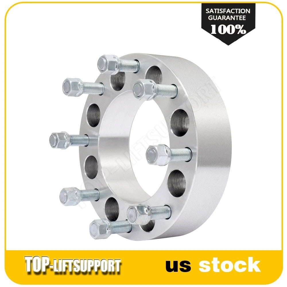 2X 2 Inch Wheel Adapters for GMC Sierra 2500 HD (8x165.1 to 8x180)
