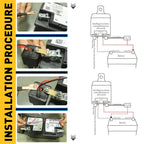 Side Post Remote Battery Disconnect Switch 12V 200A for Universal Applications