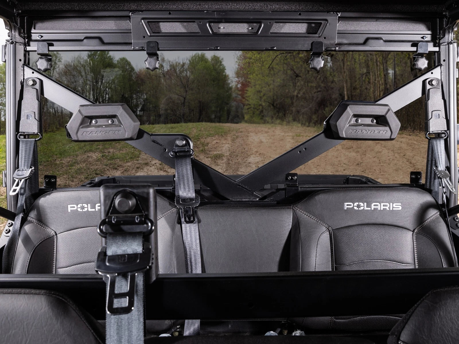 Scratch-Resistant Rear Windshield for Polaris Ranger XP1000 (2023–2023)