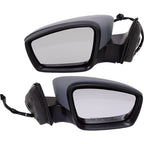 Power Heated Mirror for Volkswagen Jetta (2013–2016) - Paintable, Memory