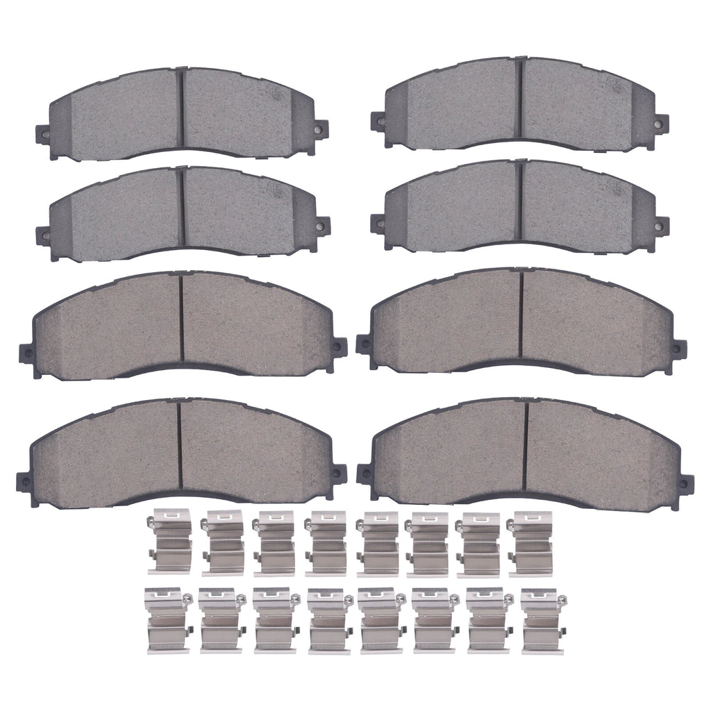Ceramic Brake Pads for Ford F-250 F-350 F-450 Super Duty (2008–2022)