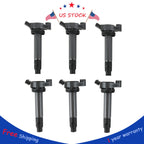 Set of 6 Ignition Coils for Toyota Sienna, Highlander, Lexus 3.3L V6 (2004–2010)