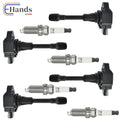 Set of 4 Ignition Coils + 4 Spark Plugs for Nissan Altima Cube 2.5L (2007–2012)