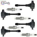 Set of 4 Ignition Coils + 4 Spark Plugs for Nissan Altima Cube 2.5L (2007–2012)