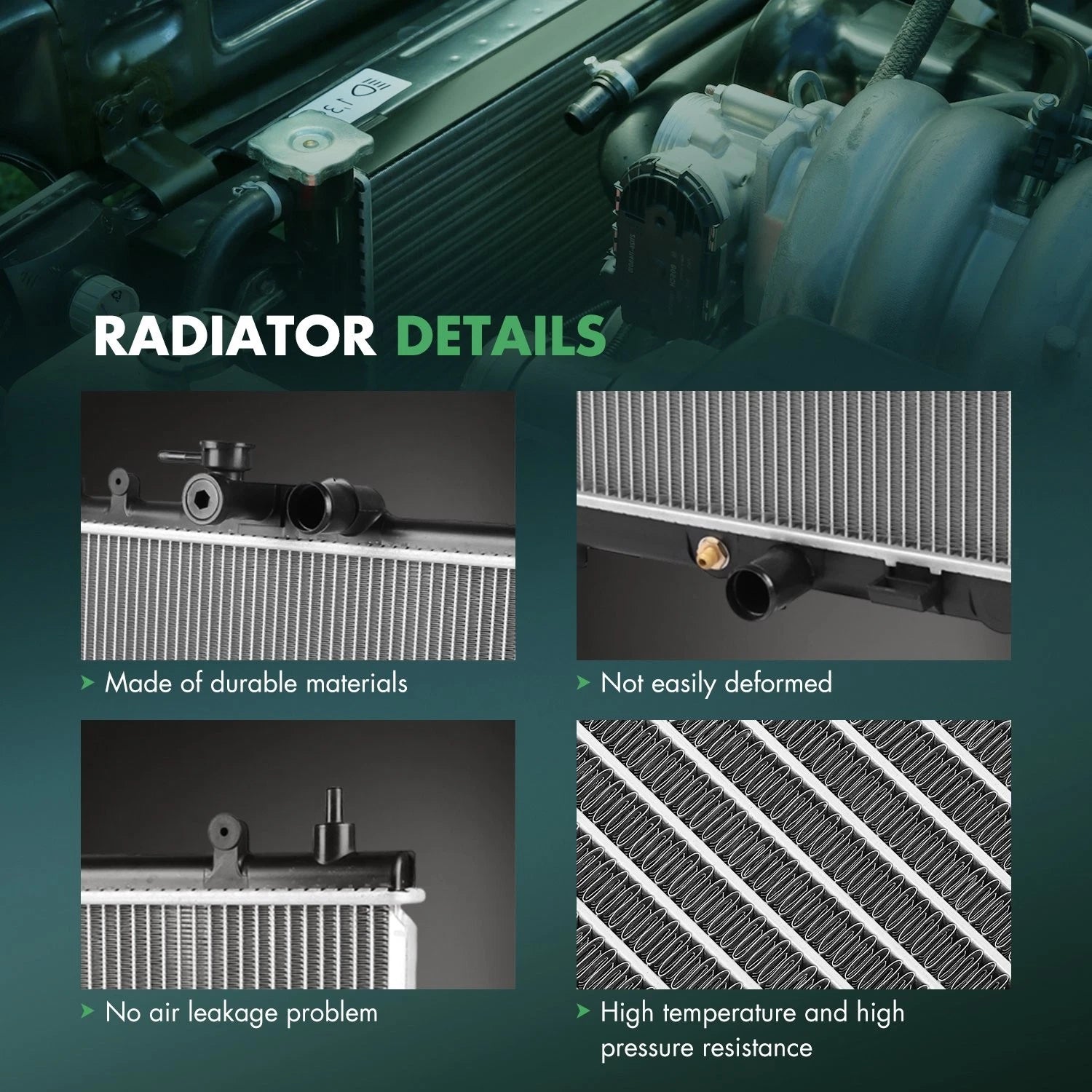 Radiator for Nissan Versa (2007–2012)
