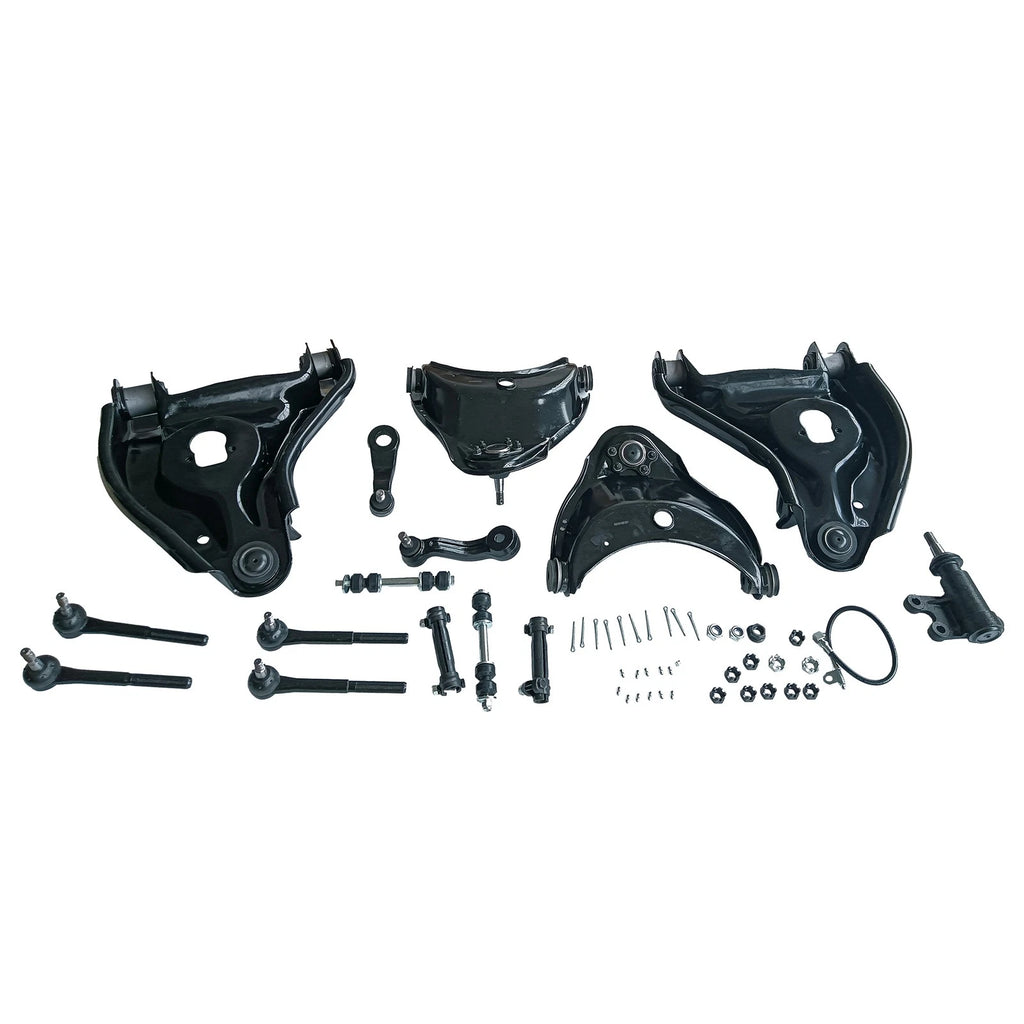 15PCS Front Control Arms Tie Rods Kit for Chevrolet C2500 GMC Yukon (1993-2000)