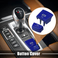 Set of 1 AUTO H Button Cover for BMW F01 F02 F12 F10 F07 (2010–2017) Blue