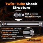 2" Drop Spindles + Shock Kit for Chevrolet S10 RWD (1982–2004)