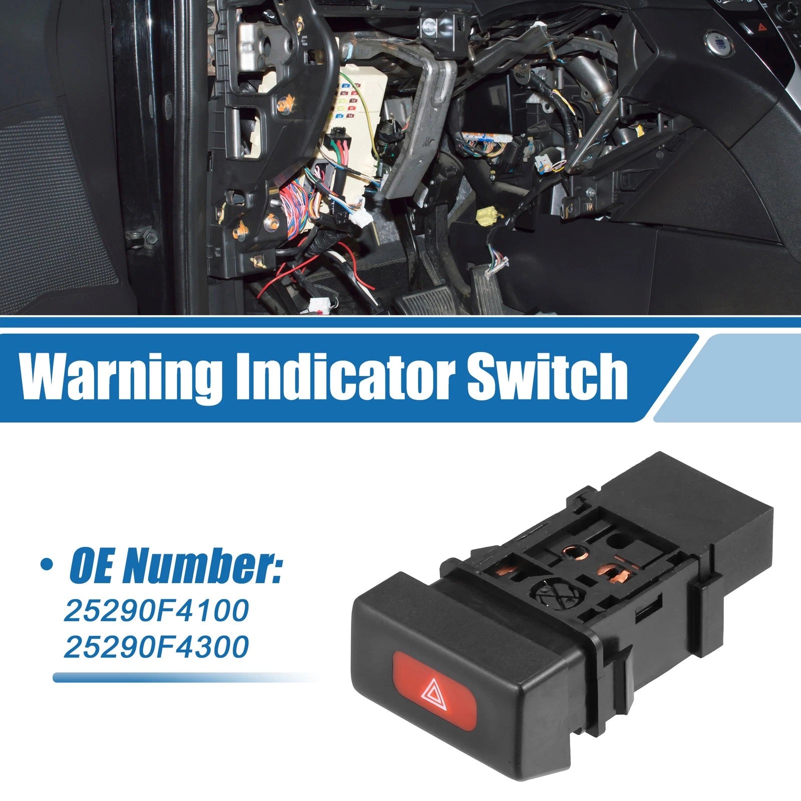 Warning Indicator Switch No. 25290F4100 for Nissan Sentra 