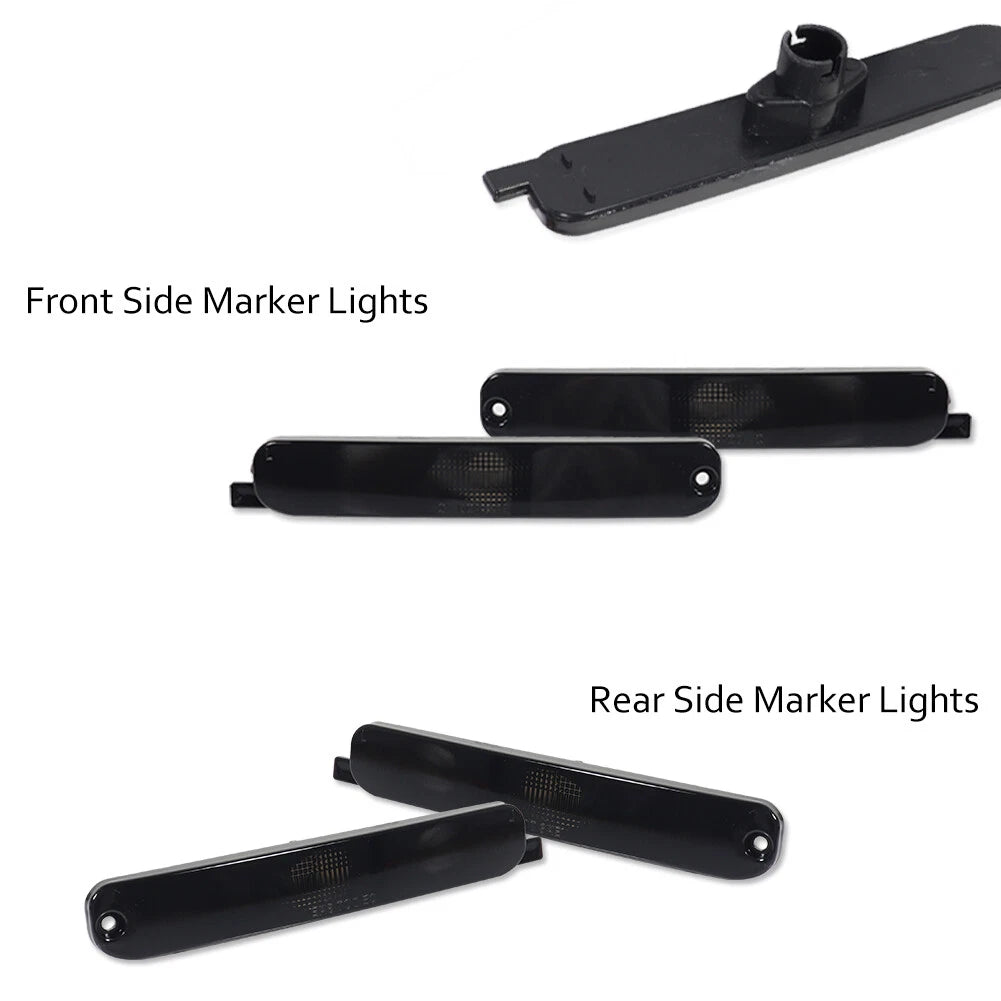 Front & Rear Smoke Bumper Side Markers for Chevy Lumina & Monte Carlo (1995–2001)