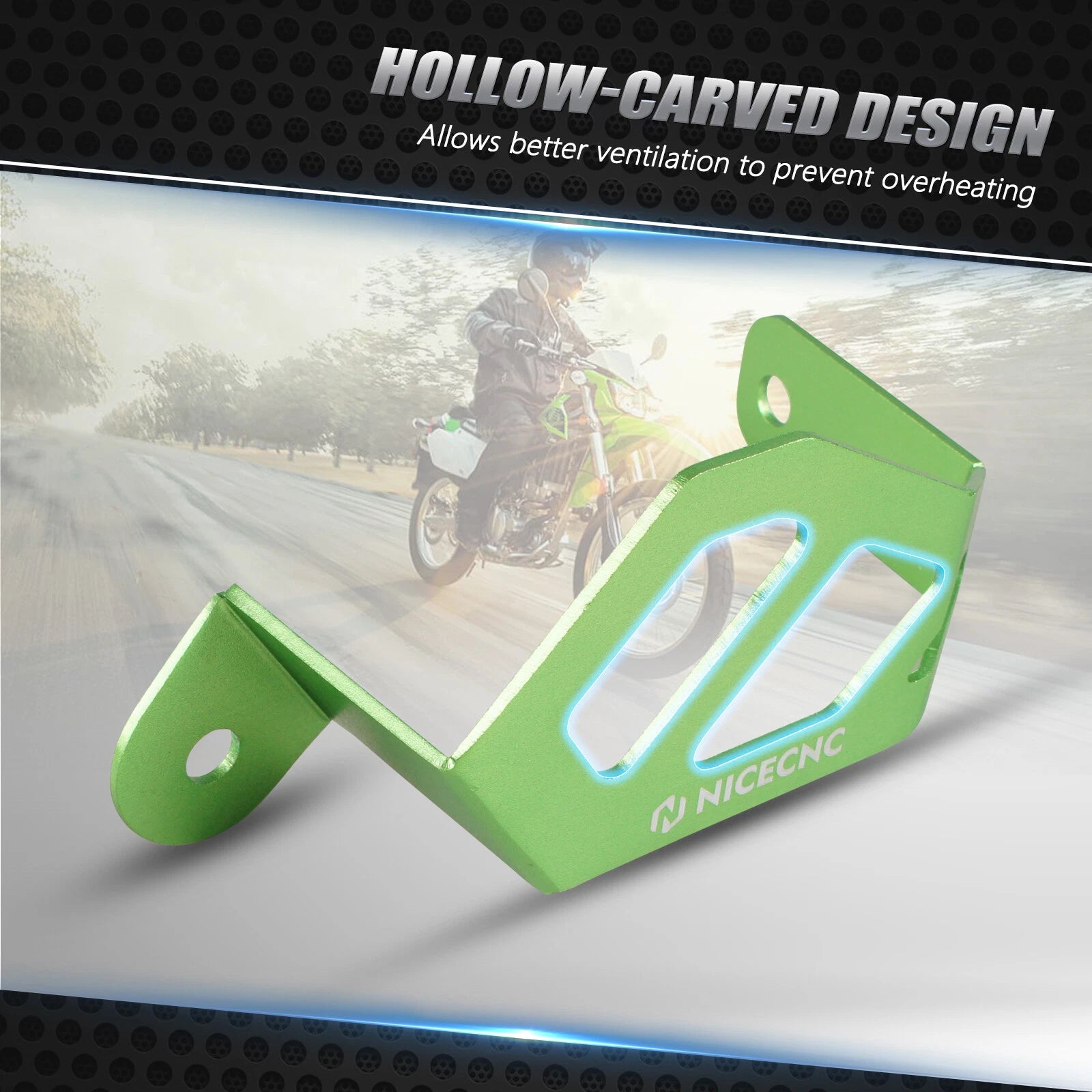 Rear Brake Caliper Guard Protector for Kawasaki KX125 KX250 KX500 (1994–2002)