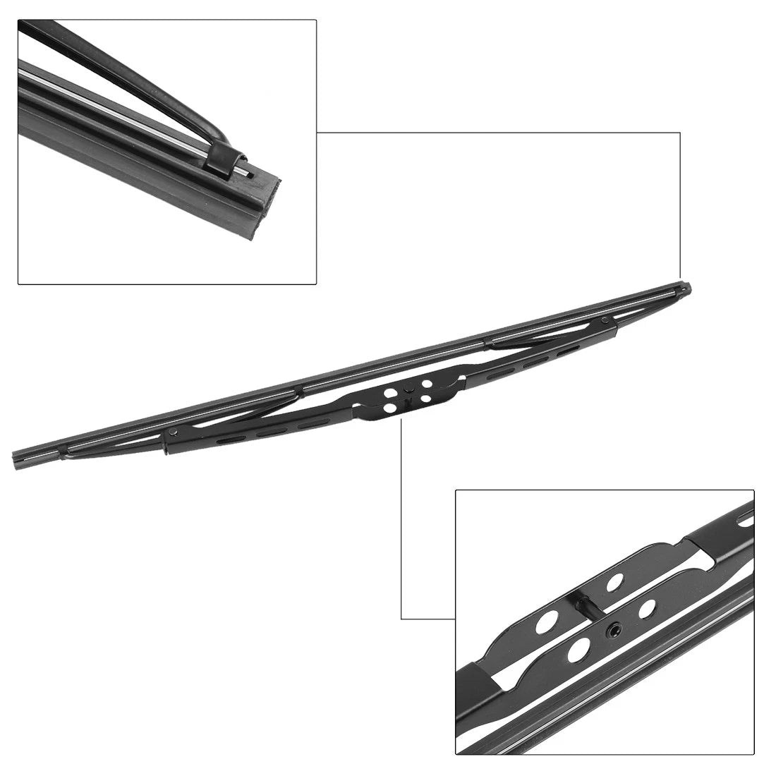 Set of 2 Rear Windshield Wiper Blade Arms 375mm for BMW 5 Series E61 (2003–2010)