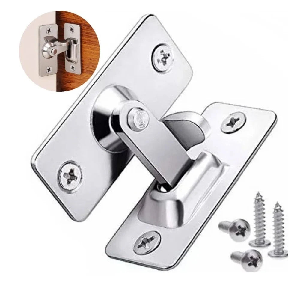 304 Stainless Steel Right Angle Door Buckle Lock for Sliding Door