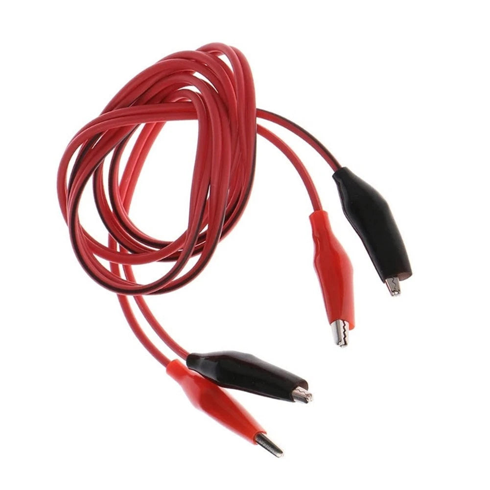 Alligator Clips with Non Slip Design for Safe Measurements