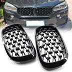 Front Bumper Grill Mesh Grille Trim for BMW X5 F15 (2013–2018) Honeycombe