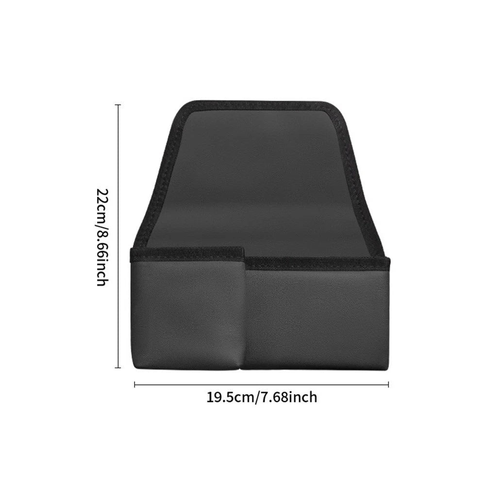 Car Window Storage Bag for Vehicle Side Door Organizer (Leather, Waterproof)