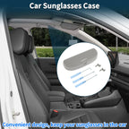 Sunglasses Case for BMW X1 F48 (2016–2024) Eyeglasses Holder Storage Box Grey