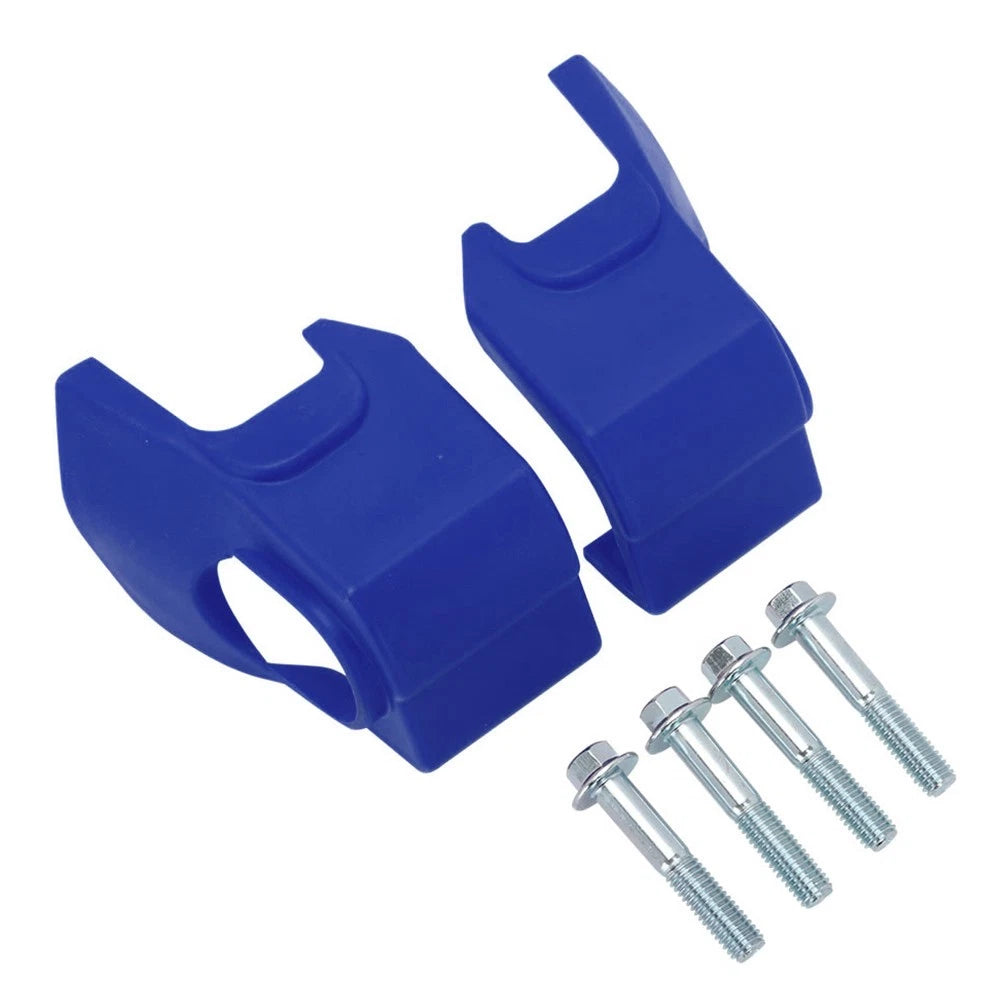 2X Fork Shoe Protection Kit Blue for KX250 KX450 CRF250 300 450 RX (2017–2020)