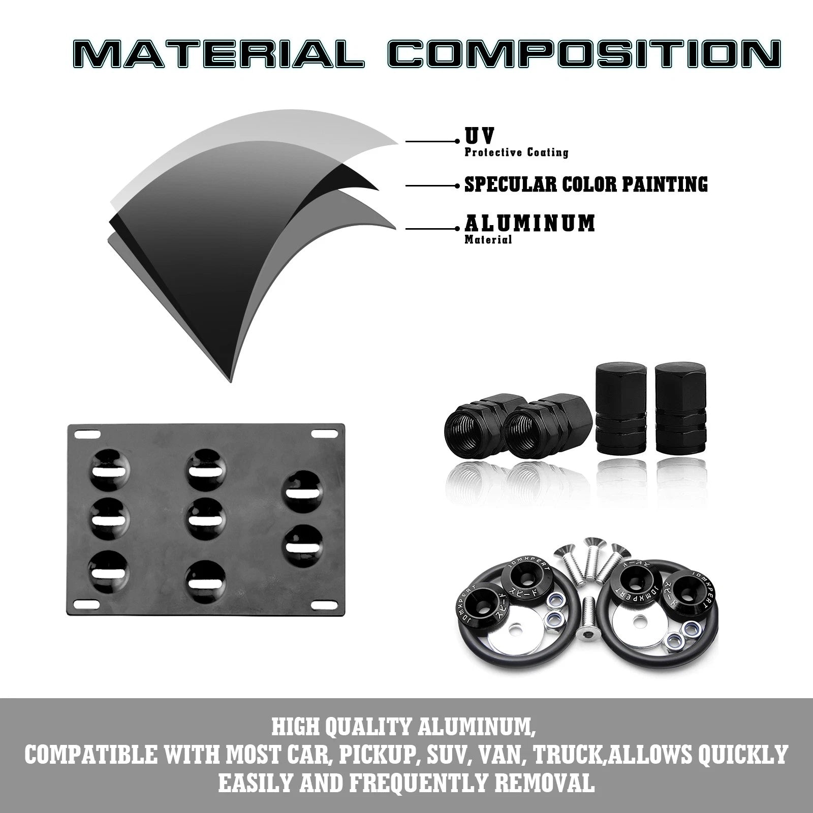 License Plate Holder Kit for Acura TLX (2015-2024)