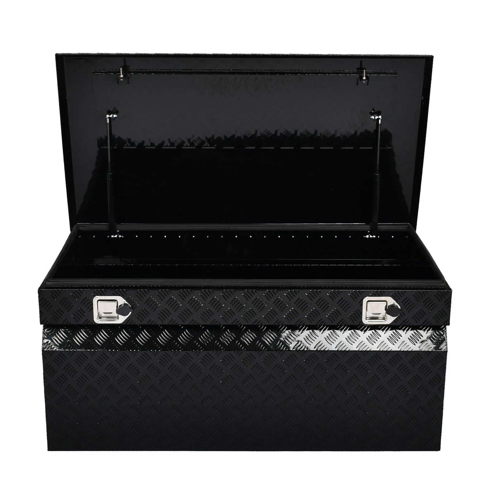 48" Black Aluminum Tool Box for Pickup Truck (Universal Fit)