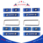 Set of 12 Blue Engine Wire Separators for Universal Use (8mm, 9mm, 10mm)
