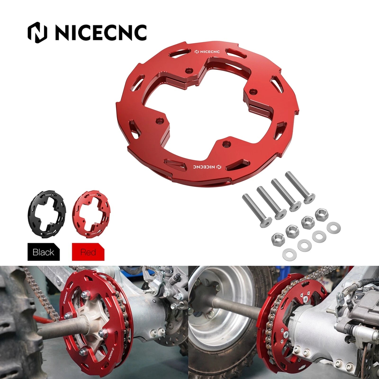Rear Wheel Sprocket Guard for Honda TRX450R TRX450ER (2006–2014)