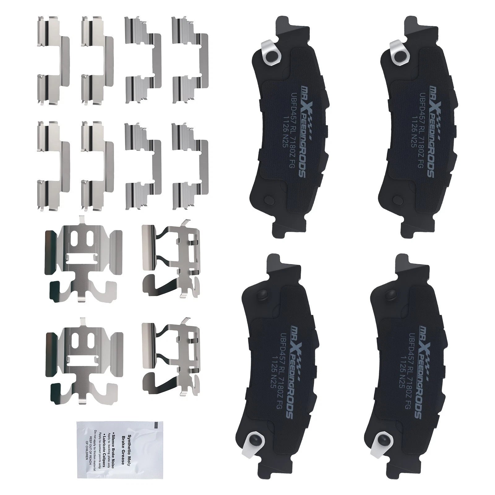 Rear Ceramic Brake Pads for Cadillac Escalade and Chevrolet Astro (2002-2005)