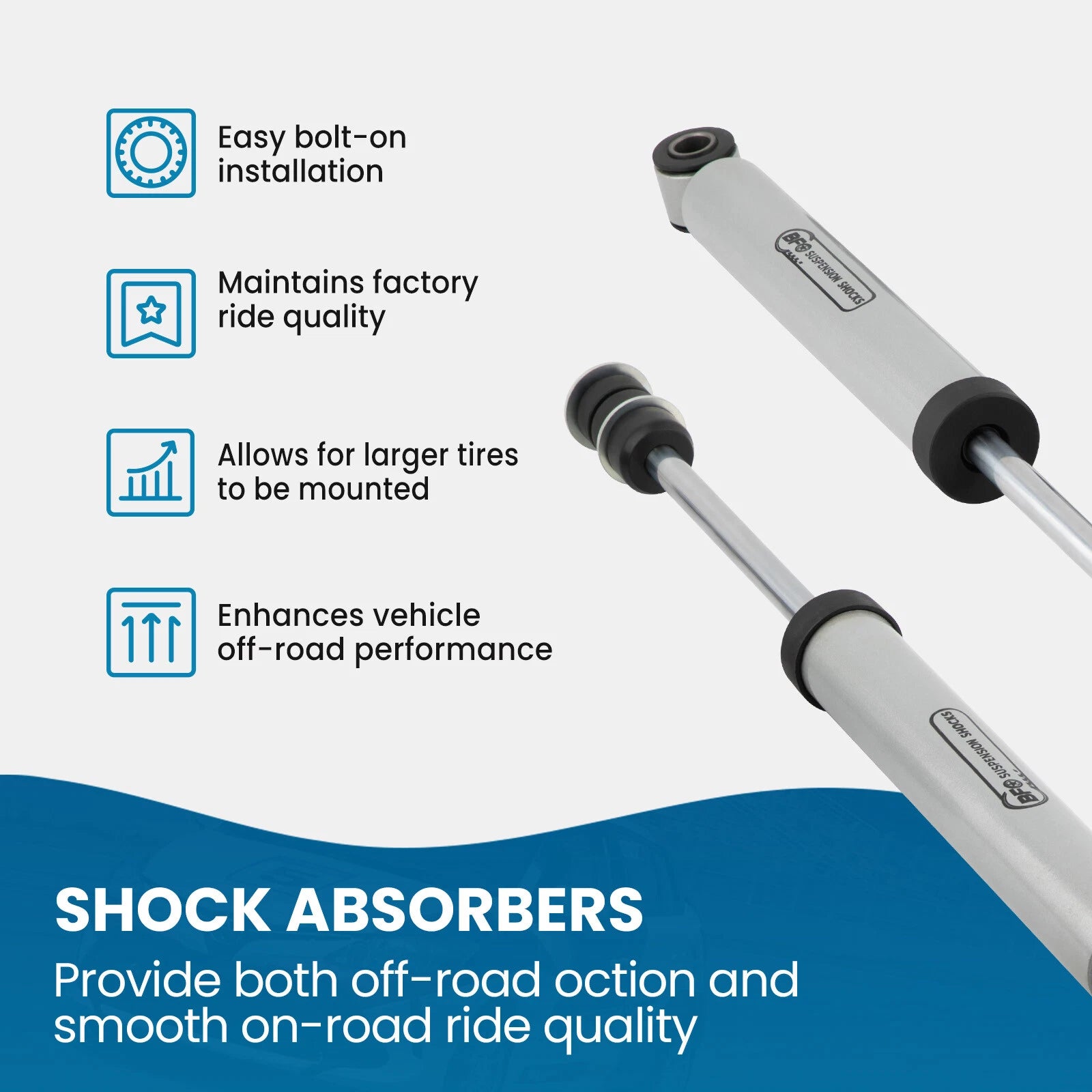 3" Lift Kit Struts Shocks for Toyota 4Runner (2003–2009) FJ Cruiser (2007–2014)