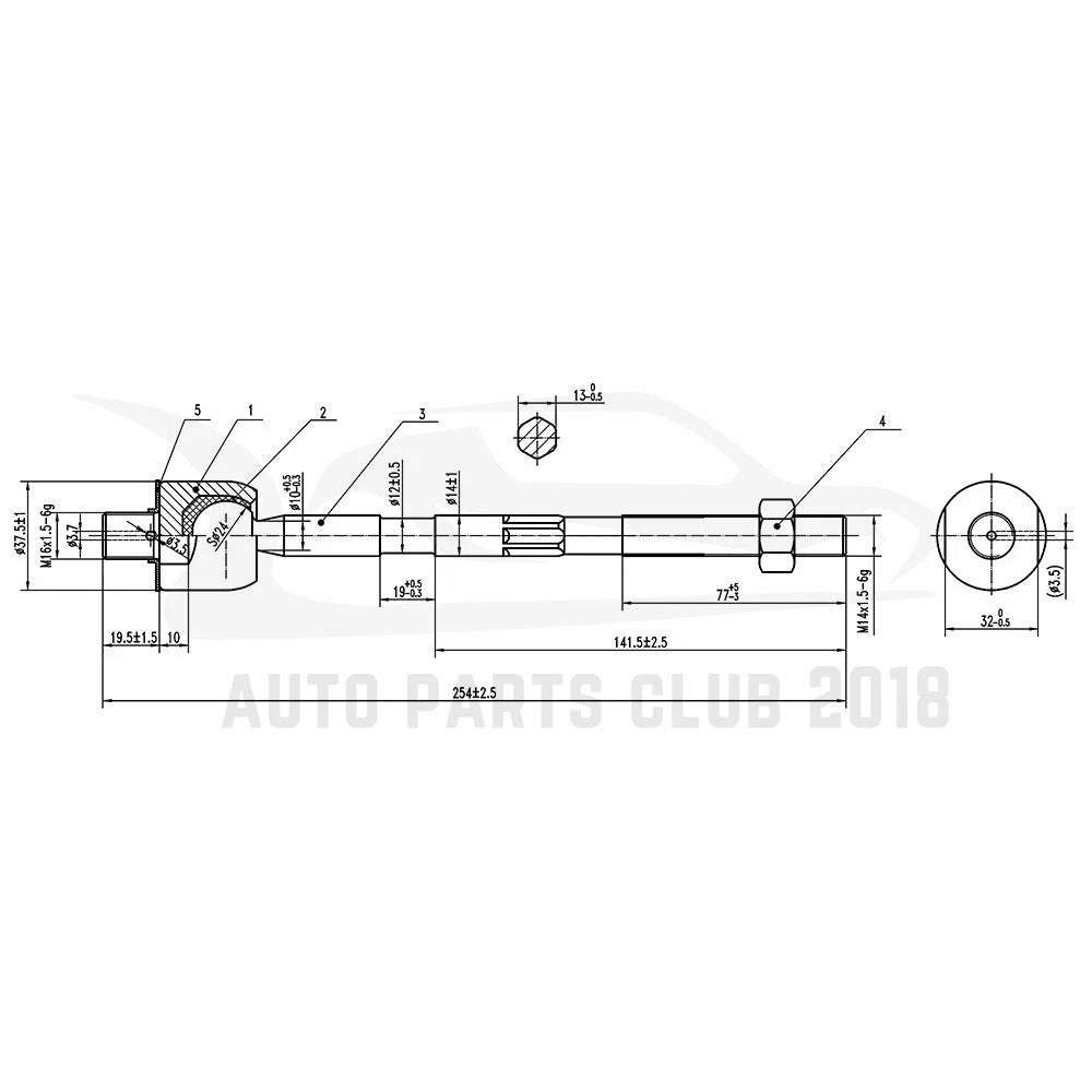 Set of 8 Front Lower Control Arms Tie Rods Suspension Kit for Ford Focus (2008)