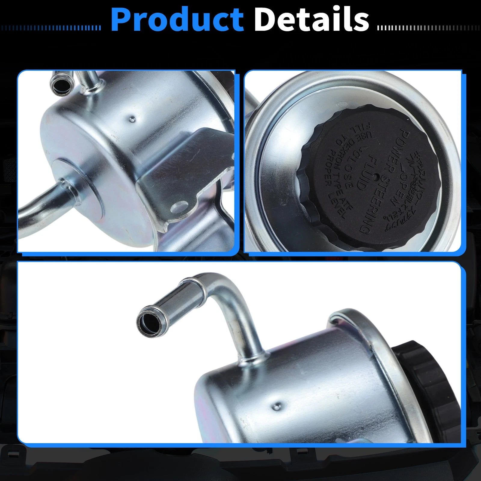 Power Steering Pump Reservoir Tank for Toyota Land Cruiser (1990–2007) 44360-60101