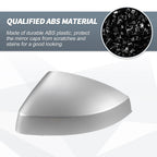 Set of 2 Chrome Plated Rearview Mirror Cover Caps for Audi A3 S3 RS3 (2013–2018)