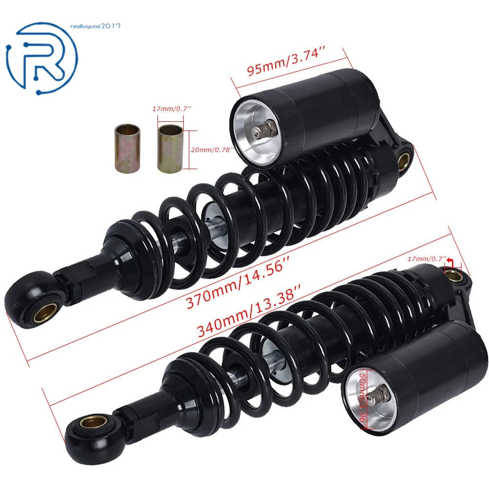 2X 13.5'' Motorcycle Air Shock Absorber for Honda