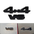 V6 4x4 3D Tailgate Emblem Badge Overlays for Toyota Tacoma, 4Runner, Tundra