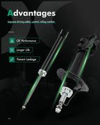 Set of 4 Struts Shocks Absorbers for Hyundai Sonata (2011)