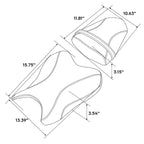 Rider Driver & Passenger Seat for Yamaha YZF R6 (2006–2007)