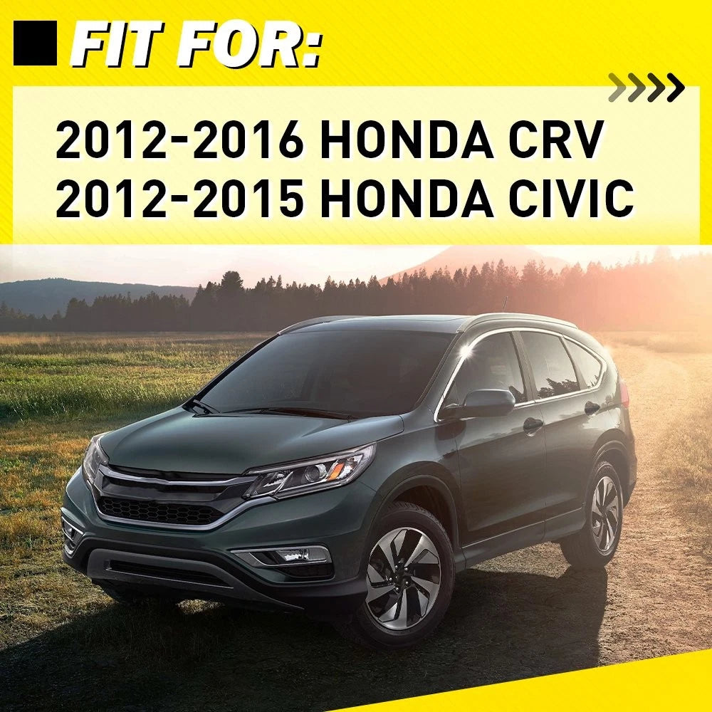 Front Left Outer Door Handle for Honda CR-V (2012–2016), Civic (2012–2015) Black