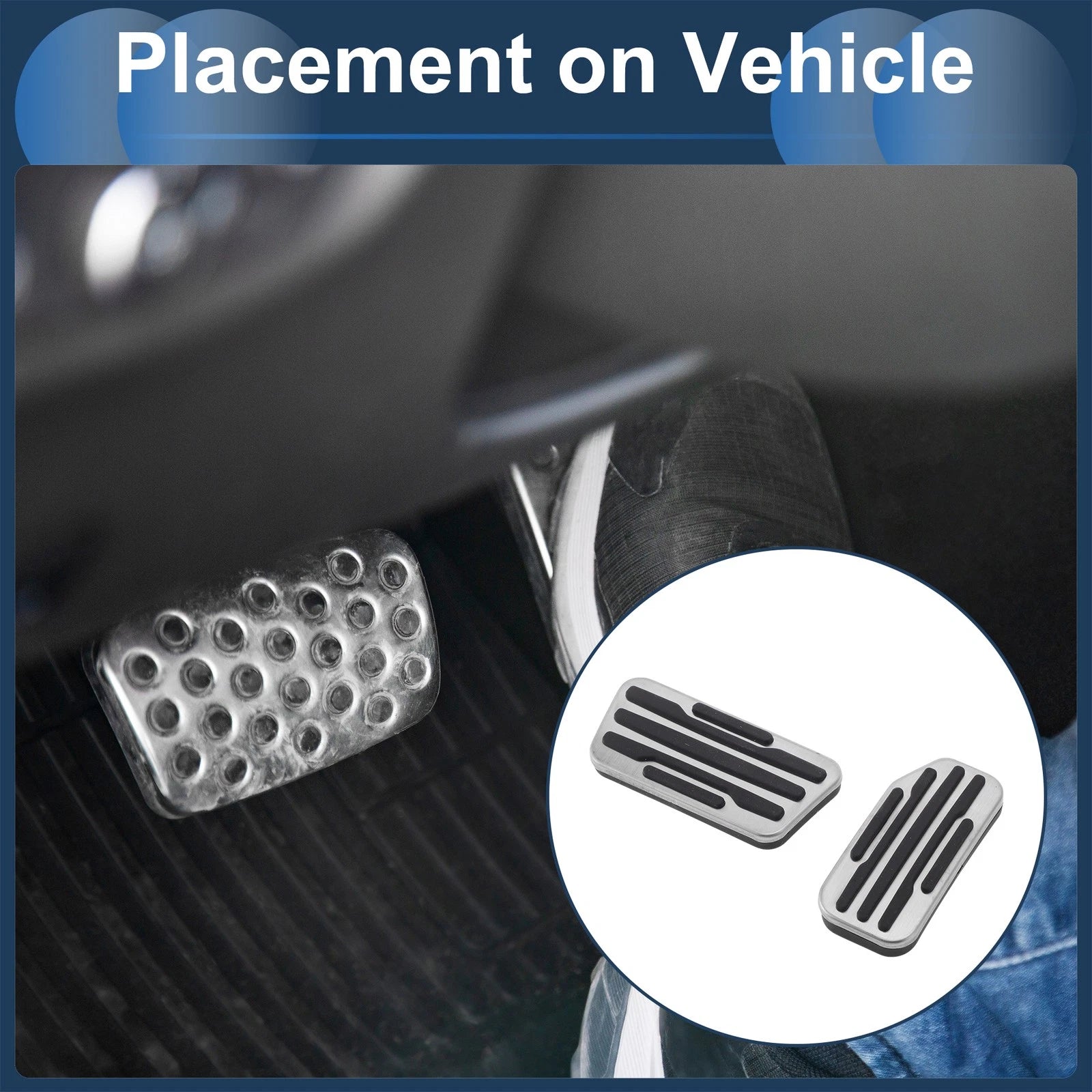 2X Automatic Foot Accelerator Pedal Covers for Buick Excelle GT (2015–2019)