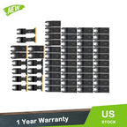55PCS Oscillating Saw Blades for Universal Multitools (Titanium, 6 Types)