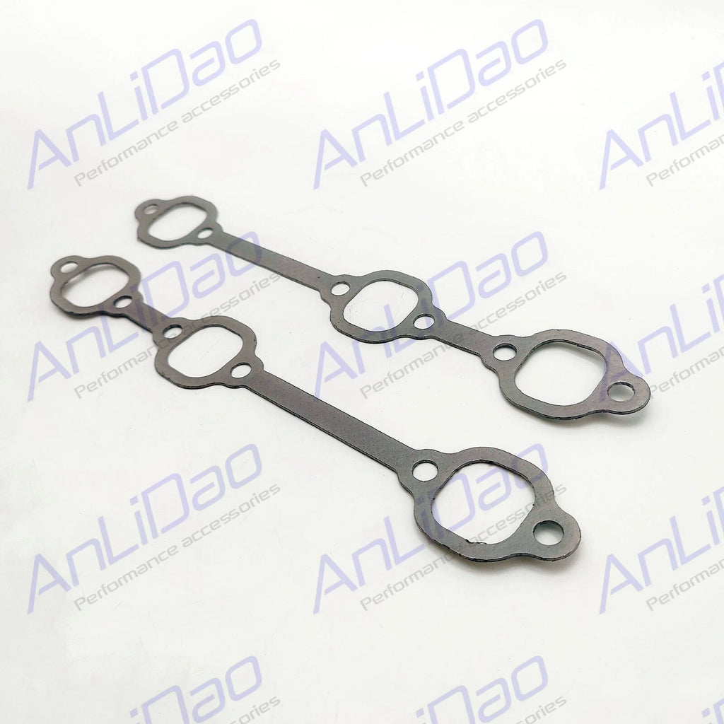 2Pcs Exhaust Manifold Gasket for Mercruiser 4.3L V6 (27-99757)