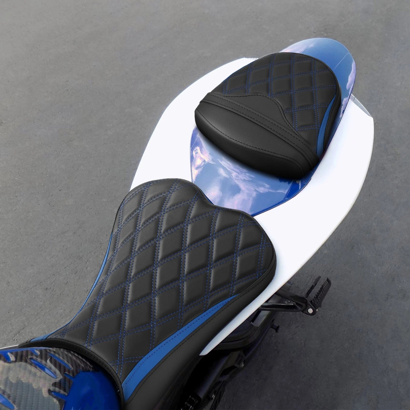 Rider Driver & Passenger Seat for Suzuki GSXR600 GSXR750 (2006–2007)