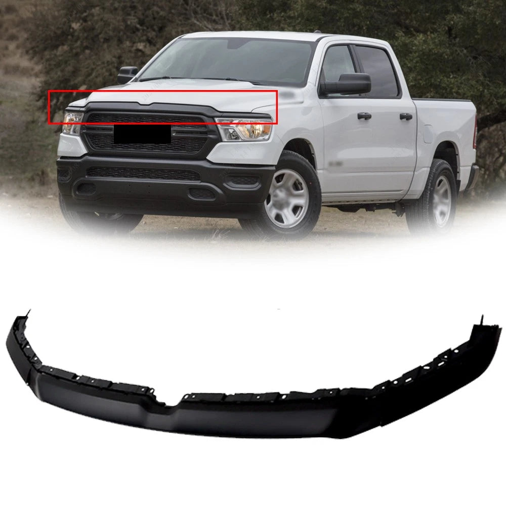 Black Upper Grille Trim Molding for Dodge Ram 1500 (2019-2021)